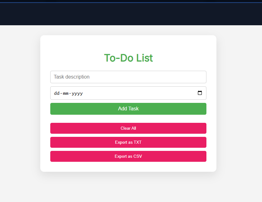 To-Do List