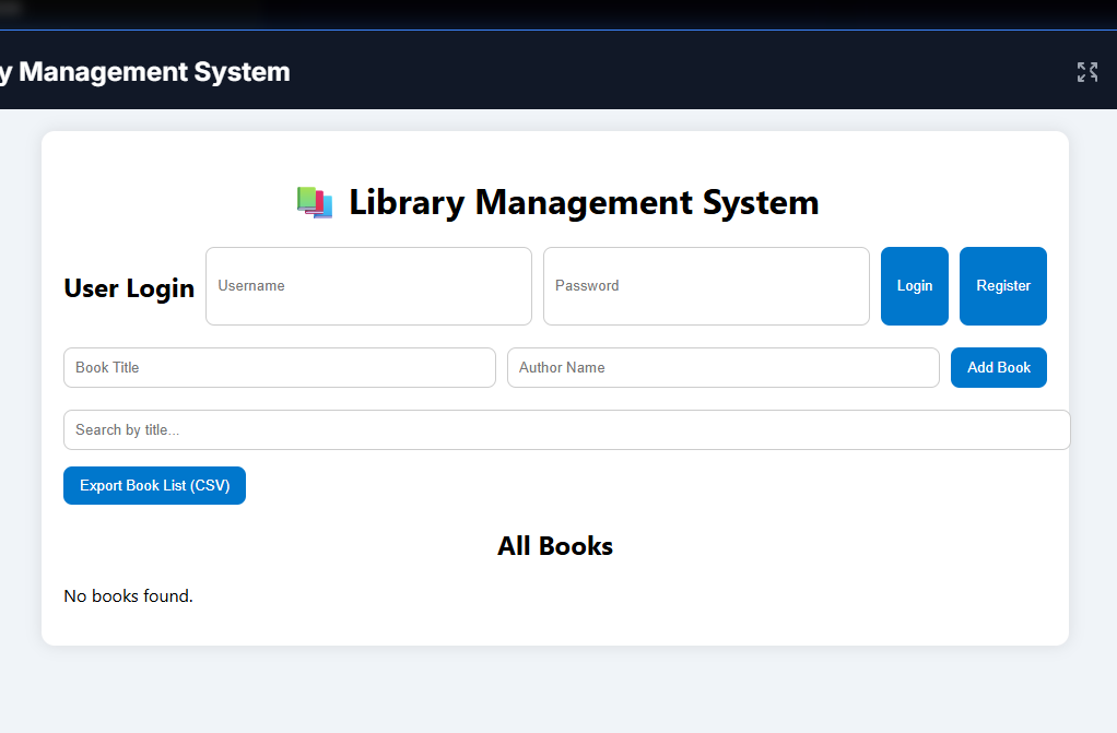 Library Management