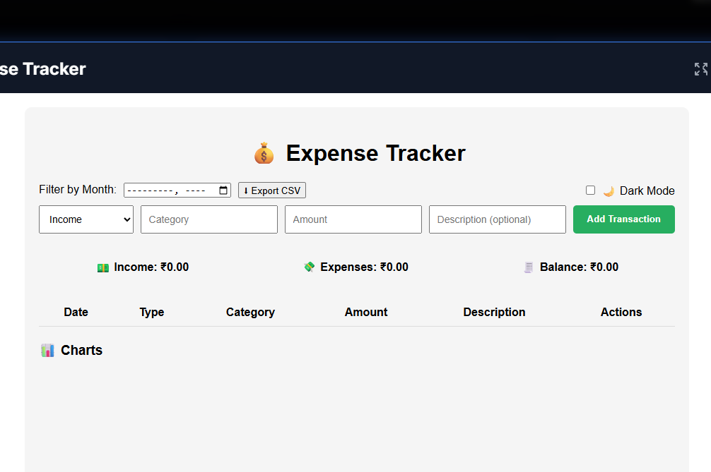 Expense Tracker
